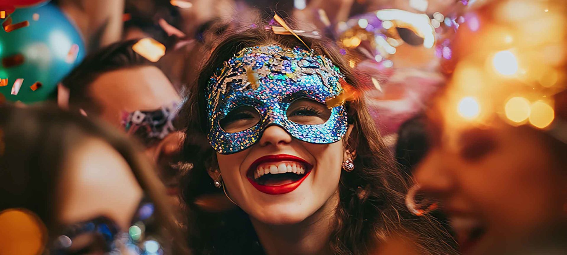 A Woman With Face Paint