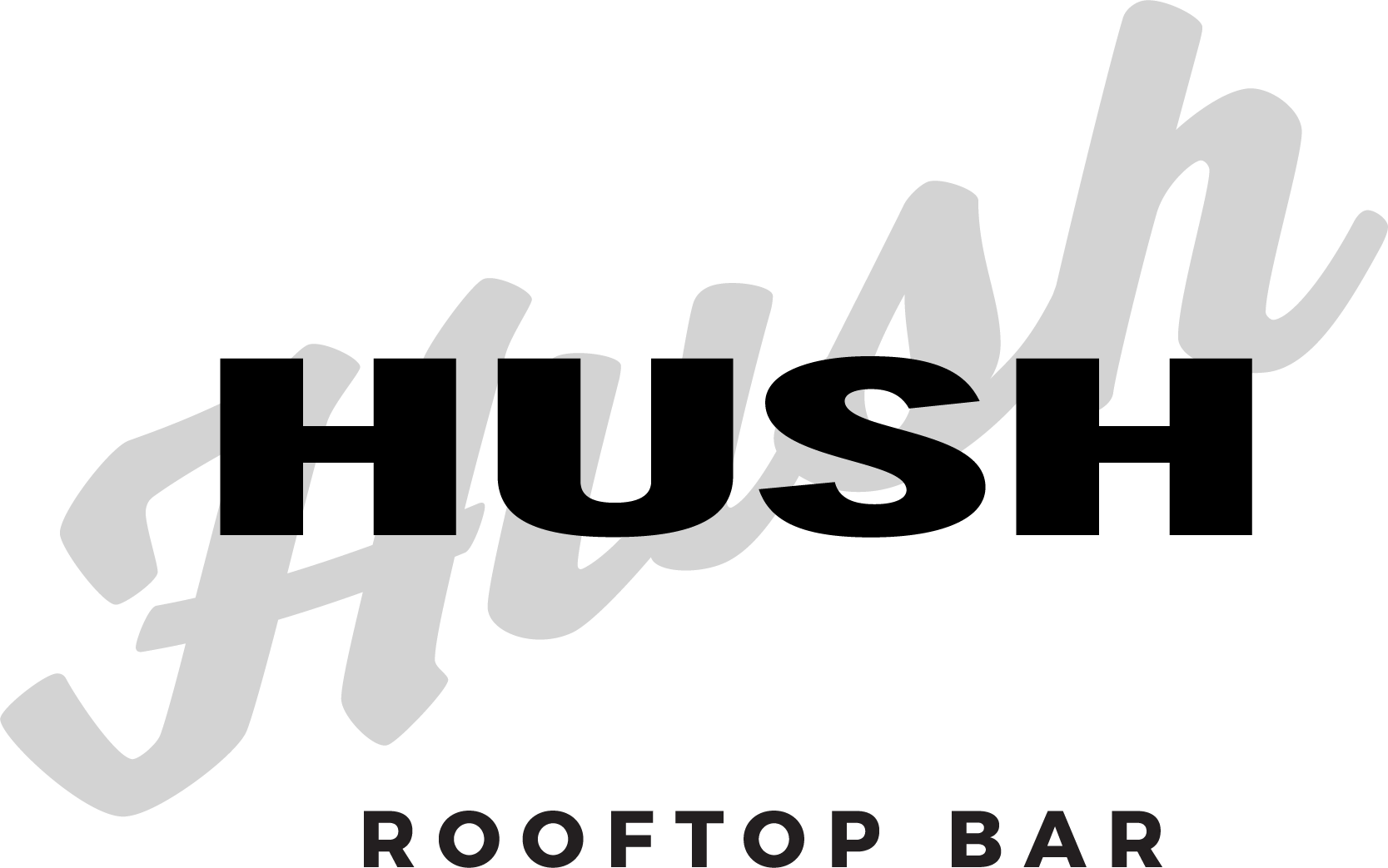 Hush Rooftop Bar - Logo