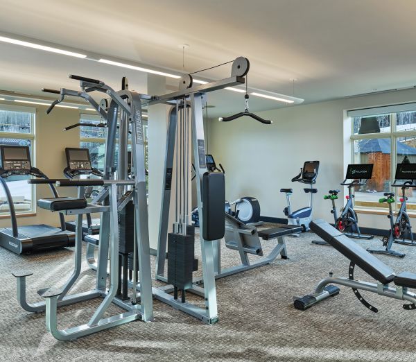Large fitness center at Viceroy Snowmass