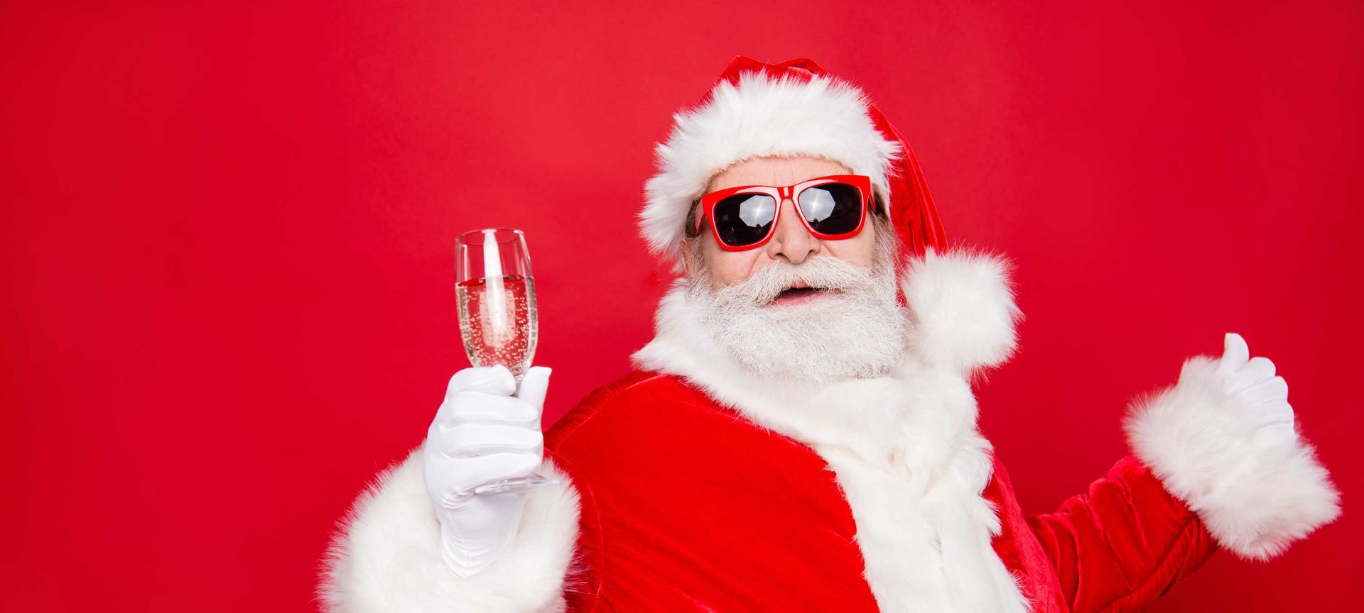 Santa Claus in Sunglasses