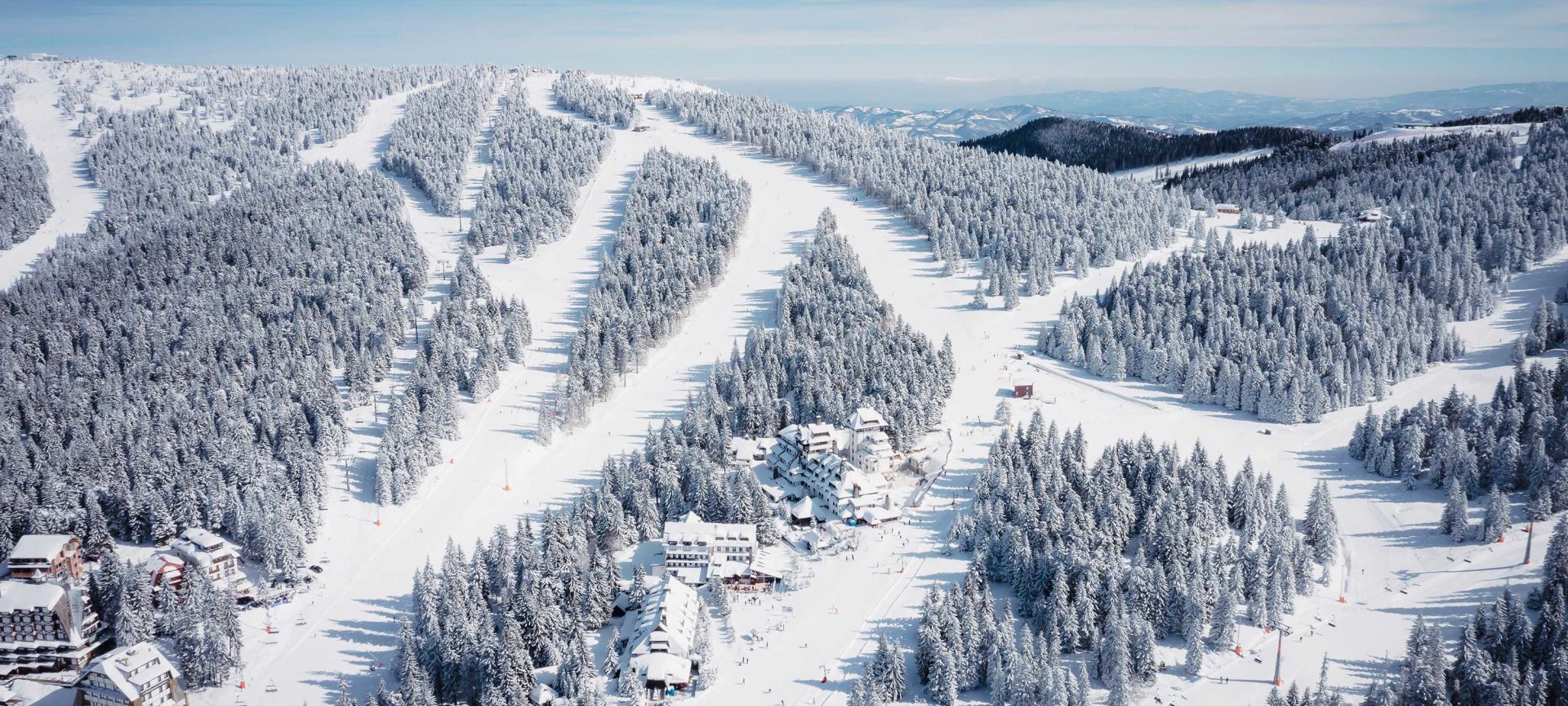 A View Of A Snow Covered Slope