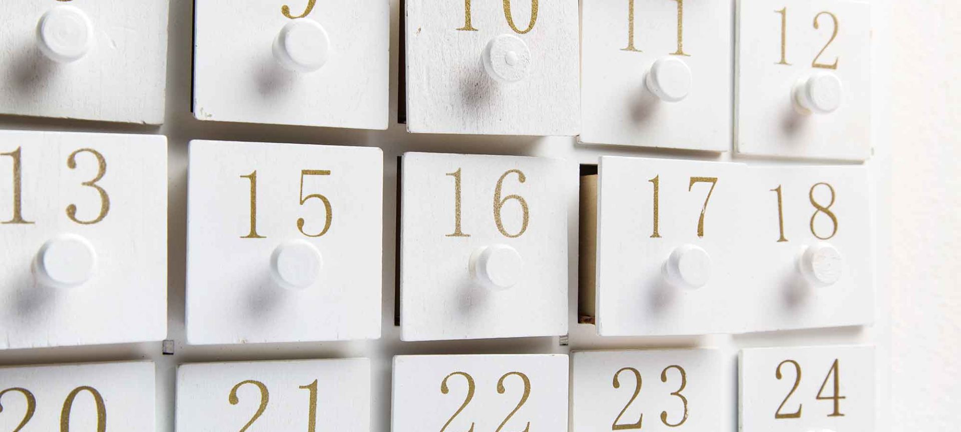 A Close-up Of A Advent Calendar